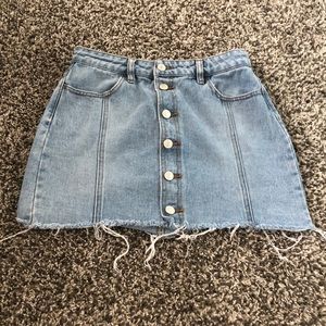 jean skirt